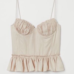 NWT H&M x Brock Collection Corset Top